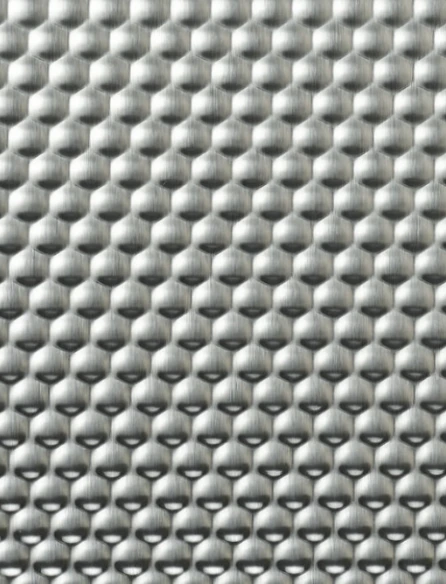Embossed Dimpled Texturized Stainless Steel Heat Shield