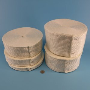 Thermal protection insulating woven fiberglass tape wire cable