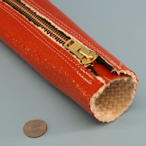heat flame resistant zipper
