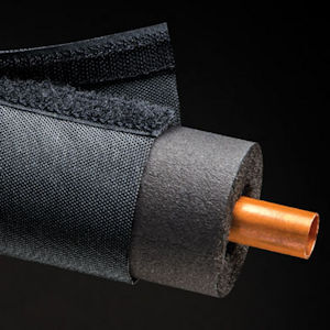 Protection wrap sleeve for HVAC insulation foam c403.2.10.1 R403.4.1