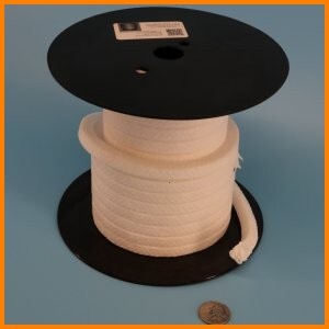 sold by the pound Teflon PTFE Square Braided Rope Packing  1/4X1/4 
