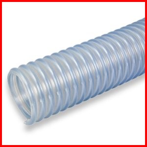 hose food grade material handling PVC with grounding 45 psi