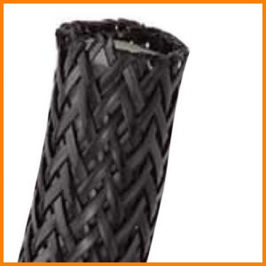 Nylon Braided Flattened Filamant Abrasion Protection Sleeve wire cable hose protection
