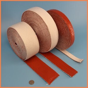 Silicone Coated Fiberglass Knit Thermal Heat Insulation Tape