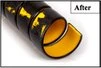 Spiral wrap with wear indicator