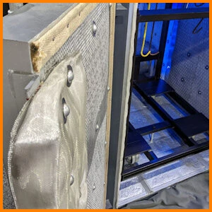 door batten gap seal gasket pillow
