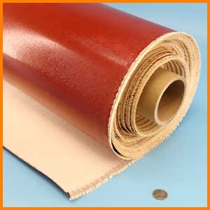 fiberglass fabric with silicone rubber coating 1 side high temperature heat resistant