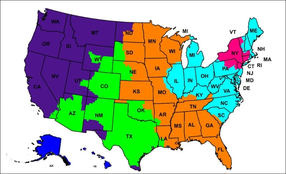 Fedex ground map