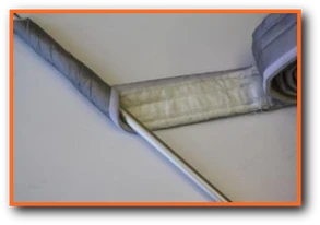 Spiral wraped insulating tape